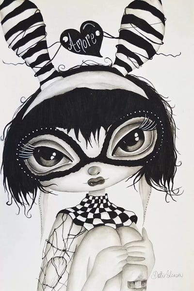 Valentina by Dottie Gleason framed canvas print