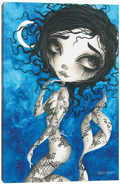 Life Of A Mermaid Canvas Art Print - Pop Surrealism & Lowbrow Art