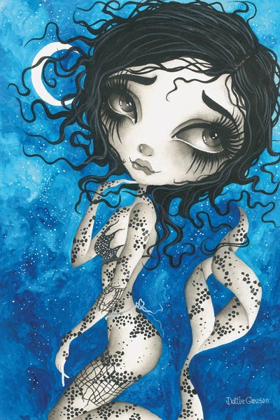 Pop Surrealism & Lowbrow: Life Of A Mermaid by Dottie Gleason