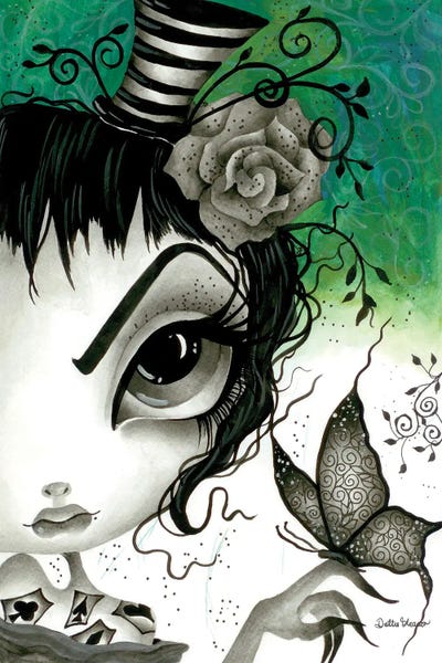 Lolita by Dottie Gleason framed canvas print