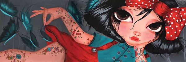 Pop Surrealism & Lowbrow: Amelie Pinup by Dottie Gleason