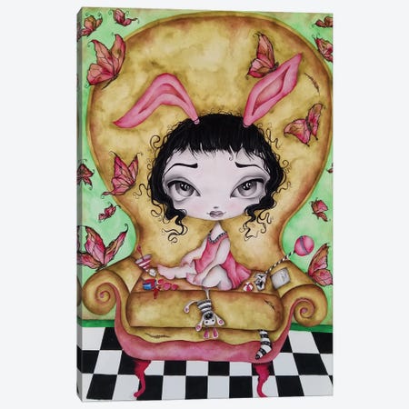 Little Alice Canvas Print #DGL199} by Dottie Gleason Art Print