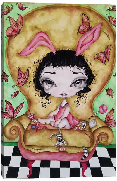 Little Alice Canvas Art Print - Alice In Wonderland