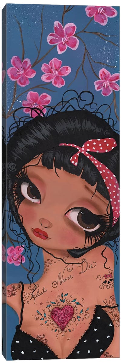 Betty Pin Up Girl Canvas Art Print - Dottie Gleason