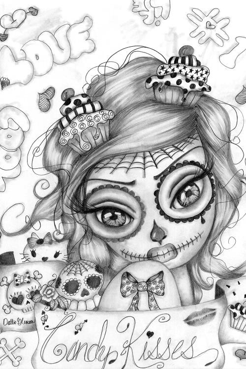 Candy Kisses by Dottie Gleason wall art