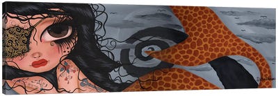Cleo The Mermaid Canvas Art Print - Dottie Gleason