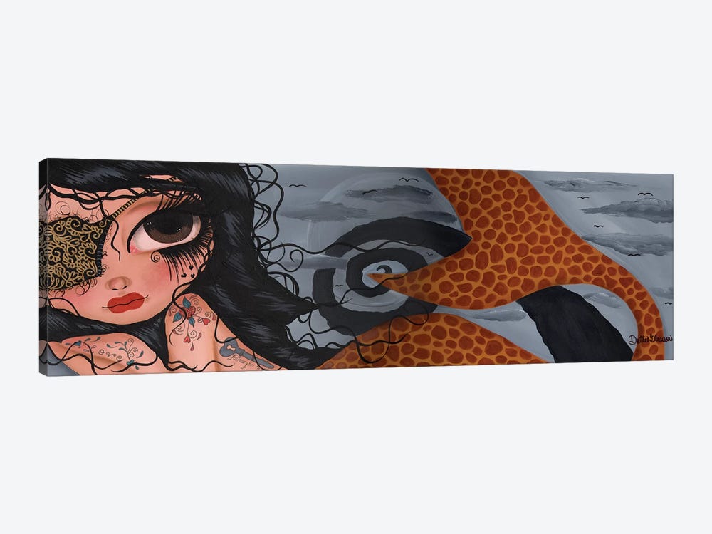 Cleo The Mermaid by Dottie Gleason 1-piece Canvas Art