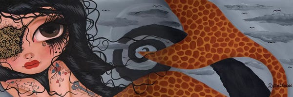 Pop Surrealism & Lowbrow: Cleo The Mermaid by Dottie Gleason