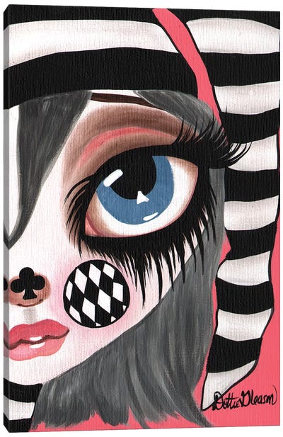 Clowning Around Canvas Art Print - Dottie Gleason