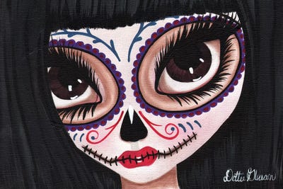 Day Of The Dead I See You by Dottie Gleason framed wall art