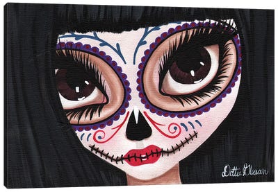 Day Of The Dead I See You Canvas Art Print - Dottie Gleason