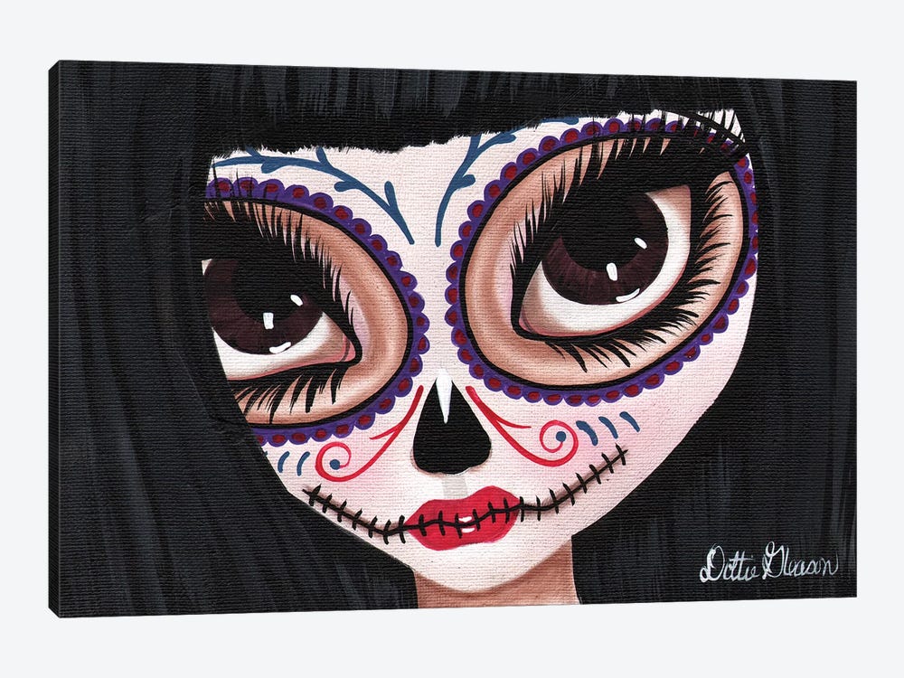 Day Of The Dead I See You by Dottie Gleason 1-piece Canvas Art Print