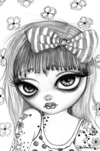 Drina by Dottie Gleason framed canvas print