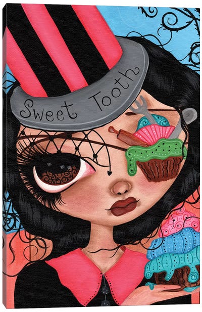 I Love Cupcakes Canvas Art Print - Dottie Gleason