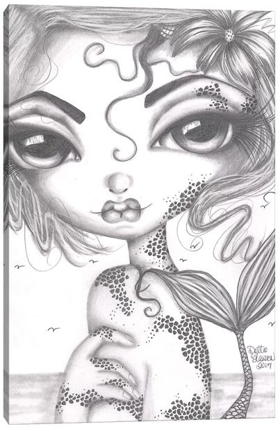 Jazz Canvas Art Print - Mermaid Art