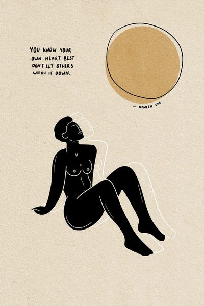 Your Heart by Danica Gim metal wall art