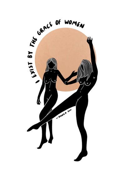 By The Grace Of Women Pt. 2 by Danica Gim art print