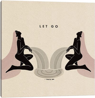 Let Go Canvas Art Print - Danica Gim