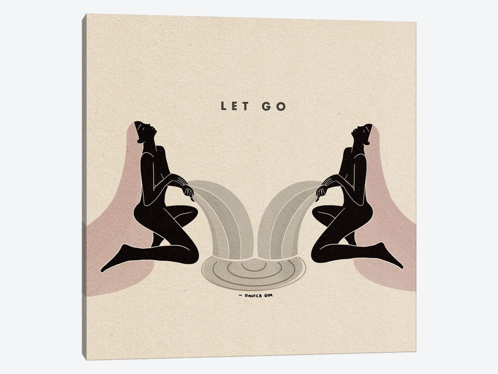 Let Go by Danica Gim 1-piece Canvas Art