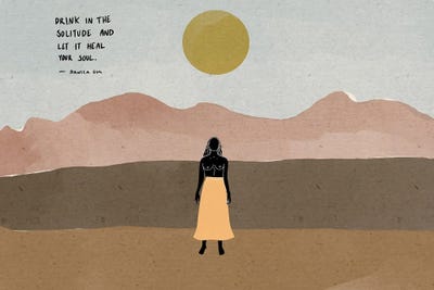 Solitude by Danica Gim canvas print