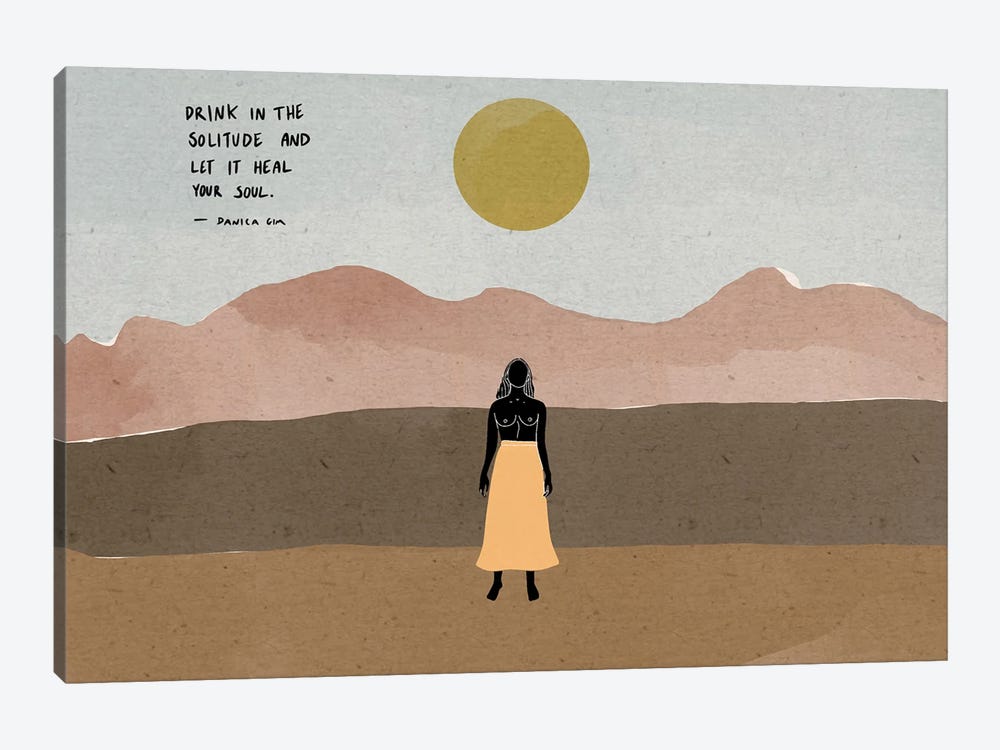 Solitude by Danica Gim 1-piece Art Print