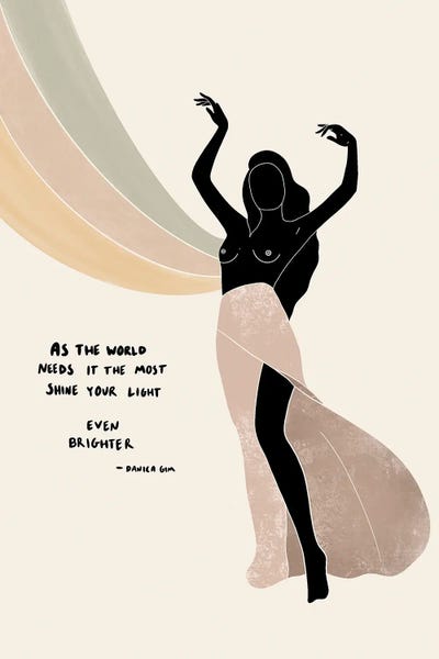 Shine Your Light by Danica Gim art print