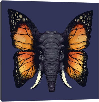 Elefly Canvas Art Print - Monarch Butterflies