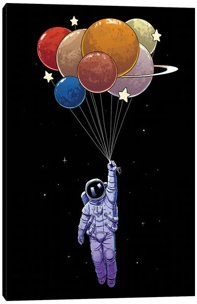 Exploration Canvas Art Print - Kids Astronomy & Space Art