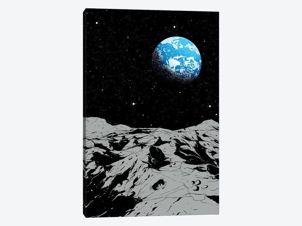 From The Moon by Digital Carbine 1-piece Canvas Print