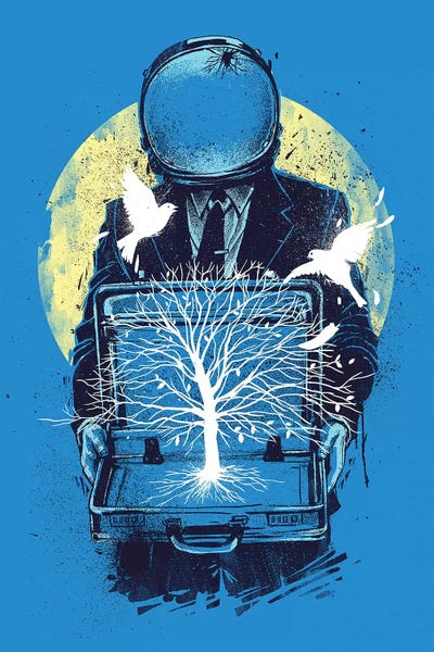 A New Life by Digital Carbine acrylic art print