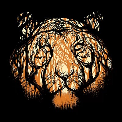 Hidden Hunter by Digital Carbine canvas print