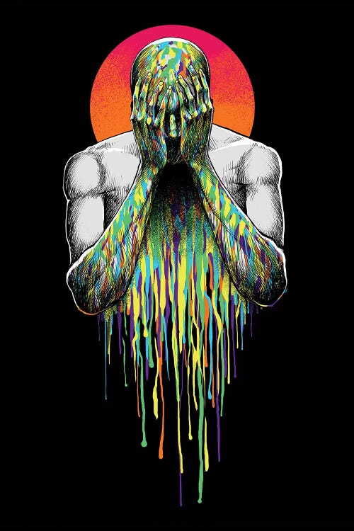 Hide by Digital Carbine wall art