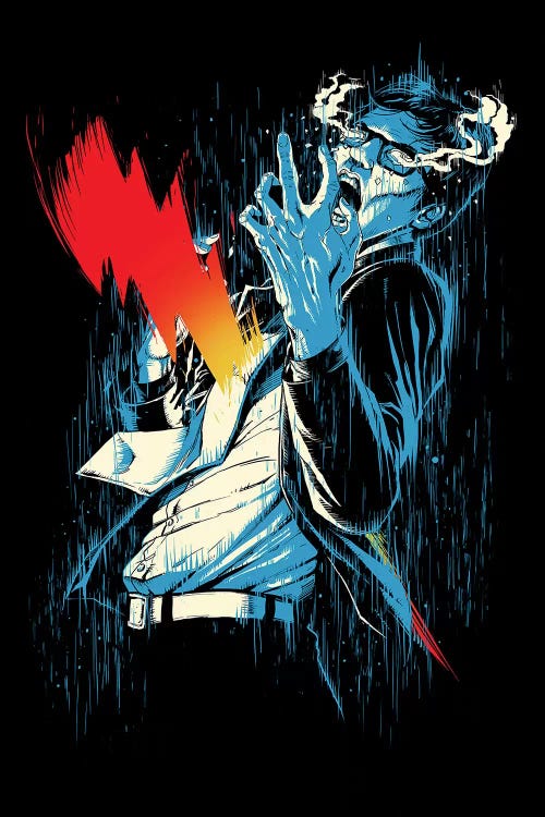 High Voltage by Digital Carbine wall art