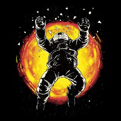 Lost In The Space by Digital Carbine acrylic art print