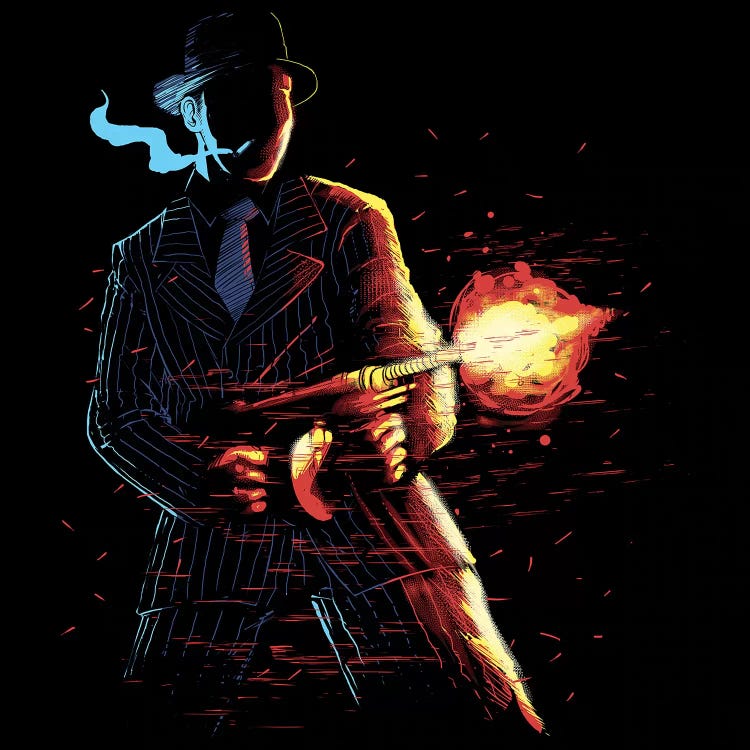 Mafioso by Digital Carbine wall art