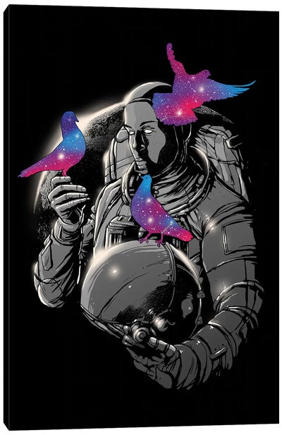 A Touch Of Whimsy Canvas Art Print - Astronaut Art