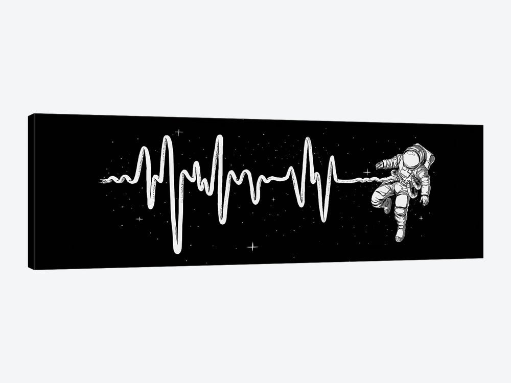Space Heartbeat 1-piece Canvas Wall Art