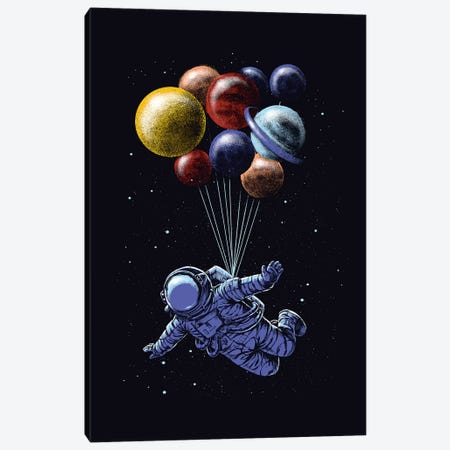 Space Travel Canvas Print #DGT45} by Digital Carbine Canvas Art Print