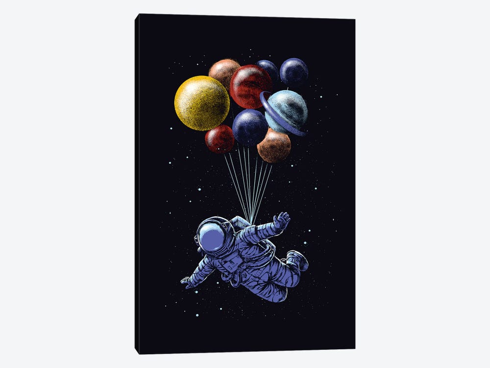 Space Travel by Digital Carbine 1-piece Canvas Art