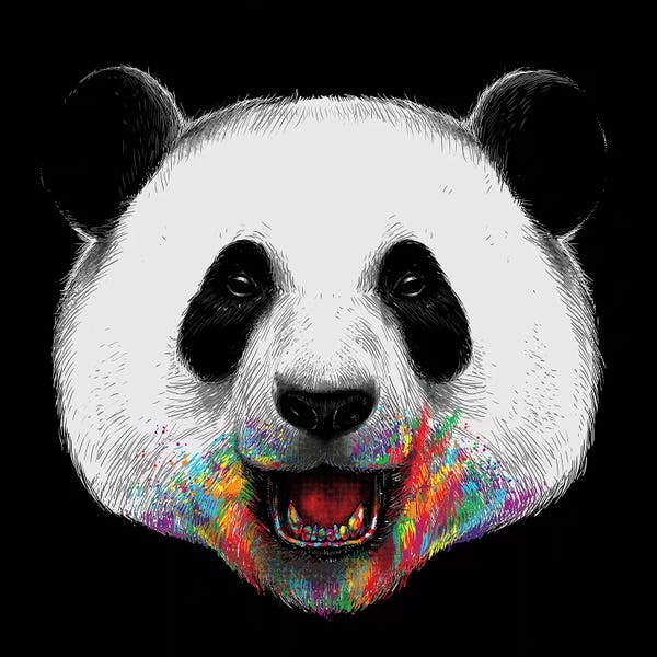 Pandas: Where Is The Rainbow by Digital Carbine