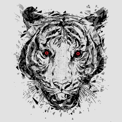 Wild Eyes by Digital Carbine canvas print