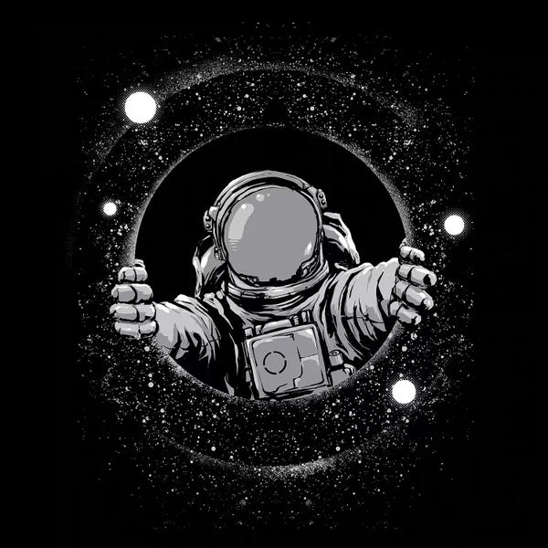 Kids Astronomy & Space Art: Black Hole by Digital Carbine