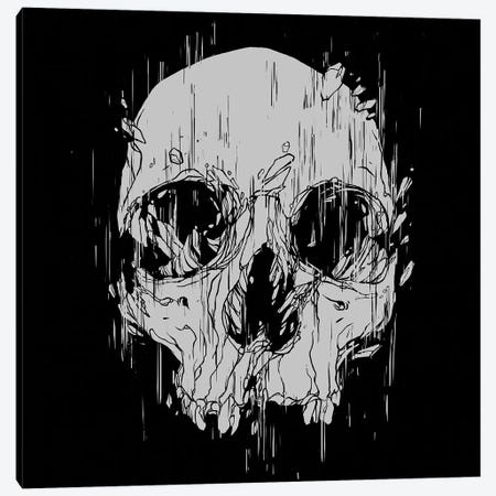 Broken Skull Canvas Print #DGT8} by Digital Carbine Canvas Art