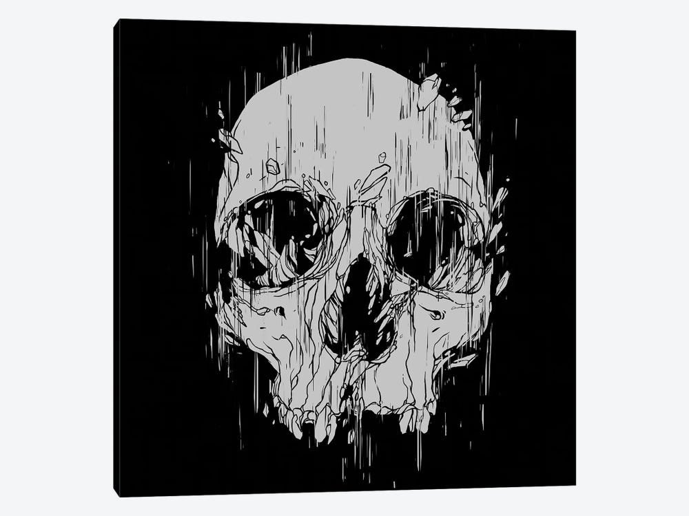 Broken Skull by Digital Carbine 1-piece Canvas Wall Art