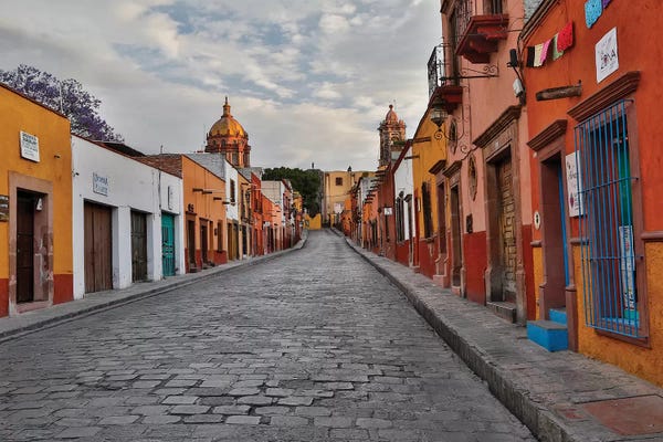 Darrell Gulin: San Miguel De Allende, Mexico. Street scene by Darrell Gulin