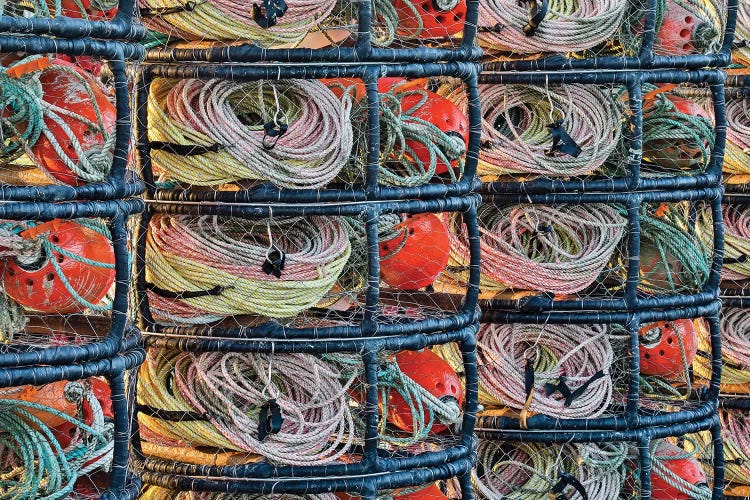 Crab Traps Stored At Crescent City Marina, Northern California