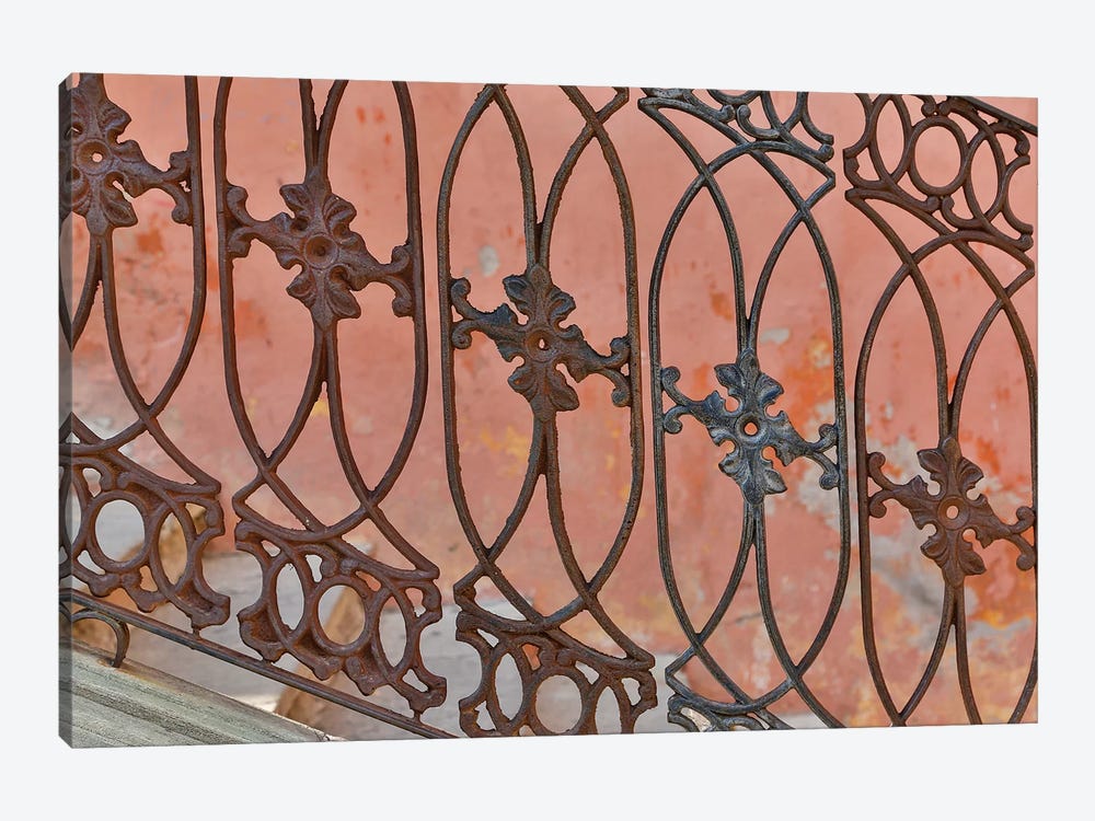 Guanajuato in Central Mexico. Buildings with fancy ironwork by Darrell Gulin 1-piece Canvas Art Print