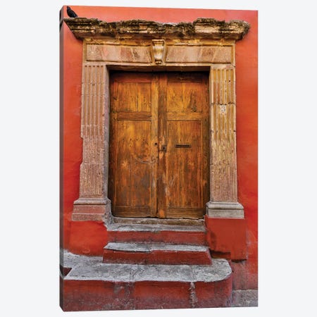 Guanajuato in Central Mexico. Colorful doorways Canvas Print #DGU78} by Darrell Gulin Canvas Art