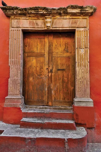 Mexico: Guanajuato in Central Mexico. Colorful doorways by Darrell Gulin