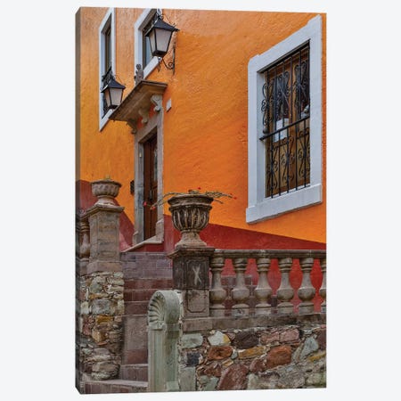 Guanajuato in Central Mexico. Old colonial architecture and stairways Canvas Print #DGU79} by Darrell Gulin Canvas Wall Art